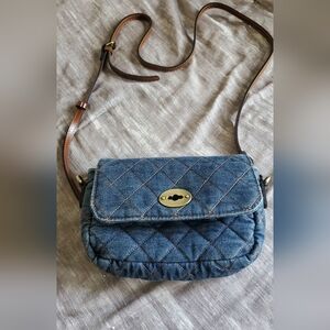 Patricia Nash Denim Crossbody Bag